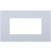 ETTROIT Placca Plastica Serie Venus 4P Colore Bianco Compatibile Con Vimar Arke