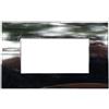 ETTROIT Placca Plastica Serie Venus 4P Colore Cromato Lucido Compatibile Con Vimar Arke