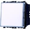 ETTROIT Pulsante Targa Portanome 2P 2M Campanello Colore Bianco Compatibile Con Vimar Arke