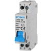 ETTROIT Interruttore magnetotermico 1P+N 16A 4.5Ka 220V 1 Modulo DIN Ettroit JX151640