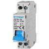 ETTROIT Interruttore magnetotermico 1P+N 20A 220V 45Ka 1 Modulo DIN Ettroit JX152040