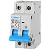 ETTROIT Interruttore magnetotermico automatico 2P 25A 220V 2 Moduli DIN Ettroit JX122560