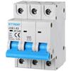 ETTROIT Interruttore magnetotermico automatico 3P 40A 220V 380V 3 Moduli DIN Ettroit JXB1-63-3P-40A