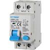 ETTROIT Interruttore magnetotermico Differenziale 1P+N 25A 4.5kA 30mA 220V 2 Moduli DIN Ettroit JXB1L-63-1P+N-25A