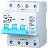 ETTROIT Interruttore magnetotermico differenziale 3P+N 50A 6kA 300mA 380V occupa 4 Moduli DIN Ettroit JX265063