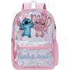 Disney Lilo E Stitch Zainetto Ragazza, Zaino Scuola Bambina, Rosa One Size