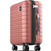 Travely Valigia bagaglio a mano 55x35x25cm - adatta per Ryanair, Lufthansa, Eurowings e co. I Trolley da cabina 36L con rotelle morbide e pratico lucchetto TSA, valigia da cabina