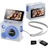 Generic La più piccola fotocamera dello schermo 1080P Video 21 Pollice Camera con Scheda di Memoria 1.47In Schermo LCD per Creatori di Contenuti Azione Esperta