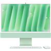 Apple iMac 24"Retina Display 4,5K, Chip M4 con CPU 10‑core, GPU 16GB, 256GB SSD, Verde