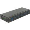 DeLOCK Hub USB DeLOCK 63919 hub di interfaccia 3.2 Gen 1 (3.1 1) Micro-B 5000 Mbit/s Nero [63919]