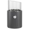 tepro Fluvin - Braciere a gas da tavolo, rotondo, fustellato, con pietre decorative in vetro