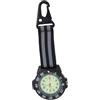 DEARMAMY Orologio da Tasca Moschettone in Nylon Grigio, Clip da Alpinismo Multifunzione per Escursionisti e Avventure Outdoor, Orologio da Zaino Resistente per Uomo e Professionisti All'aperto