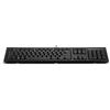HP Tastiera cablata HP 125 - ricevitore USB - nera, BULK 12 266C9A6#ABB