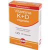 KOS Srl Vitamina K e D Vegetale 30 Capsule Integratore per Ossa e Sistema Immunitario