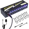 Tavsou Alimentatore a pedale per chitarra 10 uscite CC isolate per 9 V/12 V/18 V con adattatore EU