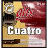 GHS Strings GHS Cuatro 011-.041 - Perizoma a 10 corde, colore: Argento
