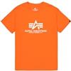 Alpha Industries Basic T-Shirt da Uomo Boost Orange M