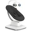 UPPAbaby Sdraietta Elettrica 5 Movimenti Mamaroo Smart Swing WELLS JAKE CHARCOAL MELANGE con Riduttore