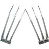damdos Halloween Props for Wollne Claws, ABS Plastics 1Pair Claws Wollefe Claws Custume Larp Prop ABS Claws Birthdays Gifts Sliver