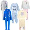 Disney Stitch - Tuta Bambina in Cotone o Viscosa | Completo Casual con Felpa Girocollo e Pantaloni Morbidi | 3 Modelli Colorati - Comfort e Stile per il Tempo Libero