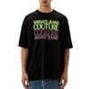 VERSACE JEANS COUTURE T-Shirt Uomo Nero 76GAHC01-CJ01C 899 M