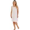 Slenderella Camicia da notte senza maniche ND07115 Rosa 16-18, rosa, 16-18