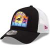 New Era Cappello da baseball 9Forty Trucker per adulti, colore: nero, Nero , Taglia unica