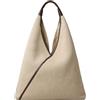 BATA Borsa hobo donna in rafia naturale elegante e leggera | Fibra vegetale resistente, design ampio e morbido, leggera e versatile, stile eco-chic estivo