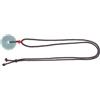 Ciieeo Collana Verde per Donna Ciondolo in Pietra Intagliata Vintage Gioielli Portafortuna Feng Shui Rotondi a Ciambella Regalo Duraturo per Compleanni e Anniversari