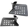 Yardwe 2pezzi Strumento Per Pulizia Degli Scarichi in Metallo Per Setacciare e Detriti Design Multiforo Per Fosse Fognarie e Drenaggio Acciaio Per Termine