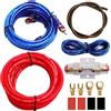 Ticeed Kit Cavi per Amplificatori per Auto, Ticeed 10GA Cavi per Amplificatore Cablaggio Subwoofer Auto Subwoofer Audio AMP RCA per Auto