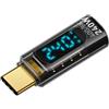 CY Adattatore 240W Tipo-C Smart LED Display USB4 Adattatore di estensione maschio-femmina USB4.0 40Gbps Rilevatore di tester di monitoraggio della tensione di corrente