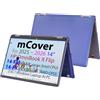mCover Custodia rigida compatibile solo per HP OmniBook X Flip 14-FMxxxx 14-FKxxxx 2-in-1 (con cerniera a 360°) Windows Laptop 2025+ (non compatibile con altri modelli HP), blu