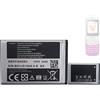 HIGHAKKU Batteria di ricambio AB553446BU AB553446BE AB553446BU compatibile con Galaxy GT S3030 S3110 B2100 Xplorer GT-B2100 Solid Extreme/SGH-F310 Serenata/SGH-i320 / SGH-M110 Solid