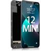ETech61 Schermo di ricambio per iPhone 12 Mini, display LCD da 5,4 pollici, compatibile con A2176 A2398 A2400 A2399 - Parte di riparazione Full Touch Screen