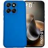 KEJI Cover Custodia in TPU, Morbido Custodia Cover Slim Anti Scivolo Custodia Protezione Posteriore Cover Antiurto per Motorola Moto G77 / MOTO G67 5G (BLU ELETTRICO)