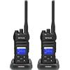 Retevis NR630S Walkie-Talkie, Radio Ricetrasmittenti Lungo Raggio Protezione IP67, Elaborazione Audio Avanzata, 2800mAh Schermo LCD, Chiamata di Gruppo Walkie Talkie per Sicurezza (Nero, 2 Pezzi)