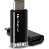 OFFGRID USB Data Blocker Pro Type-C 3.0 (2 pezzi) Pure USB Data Blocker per telefoni cellulari, tablet e laptop, blocca il trasferimento dati indesiderato, protegge in modo sicuro contro il jack del