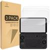 Mr.Shield Temperato Pellicola per AYANEO FLIP 1S KB/FLIP 1S DS/Pocket DS | 3-Pezzi Vetro Temperato 9H Durezza Protezione Schermo Senza Bolle Protettiva