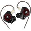 Yinyoo KBEAR BK1 - Auricolari monitor in-ear con cavo, cuffie Hi-Fi da gaming con driver dinamico da 10 mm, QDC a 2 pin, ideali per giocatori FPS, partite di eSport, pendolarismo quotidiano