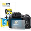 brotect Pellicola Vetro per Sony Cyber-Shot DSC-HX400V | 3 Pezzi Chiara Protezione Schermo Made in Germany Durezza 9H Anti-Graffio Glass Screen Protector