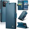 Rerzoiro Cover per Xiaomi Redmi Note 13 Pro 5G (Non per 4G)/Poco X6 5G Custodia Portafoglio [Blocco RFID] Pelle PU Wallet Case Flip Libro con Porta Flip Case per Redmi Note 13 Pro 5G/Poco X6 5G, Blu