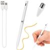 RASMAT Penna Tablet Universale Ricaricabile USB-C - Pennino Touch per iPad, Tablet Android e Windows, Stylus Capacitivo per Scrittura, Disegno e Appunti, Design Ergonomico e Preciso