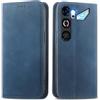 MOJIA Cover per ZTE Neo 5 GT/Nubia Neo 5 GT, Custodia Folio Portafoglio in Pelle PU [chiusura magnetica], Case a Libro con Guscio Interno in TPU, Supporto per Carte.. Blu