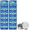 avmzvo SR927SW batterie a bottone, 20 pezzi, 1,5 V, V395/SR57/LR927, confezione sicura per i bambini