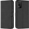 Verco Custodia a libro per Nokia XR21, per Nokia XR21, con funzione di carte di credito, colore: nero