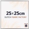 Dutch Frame Factory - Cornice 25x25 cm - Argento Lucente - Cornice per foto in Plastica con vetro plastico Antiriflesso - Cornice portafoto 25x25 cm - Easy