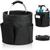 Shyllin Organizer Borsa, Porta Detersivi, Borsa Impermeabile, Cestino per la Pulizia, per la Casa, per Secchi per la Pulizia, Accessori da Giardinaggio (Nero)