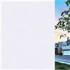 XUEDNGM Pellicola Elettrostatica per Vetri 55 x 200 cm Statica e Senza Colla, Anti-Uv, Protezione Privacy Opaque - Pellicola Protettiva per Vetro Finestre, per Ufficio e Casa, bianco opaco