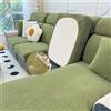 LJQAIZYL Copri Seduta per Divano Impermeabile Separati Coprisedile Divano con Penisola AntiGraffio Gatto Copriseduta Divano 3/4/2/1 Posti Jacquard Copri Cuscino Divano Antimacchia,greenB-4-seater-X（165-200cm)
